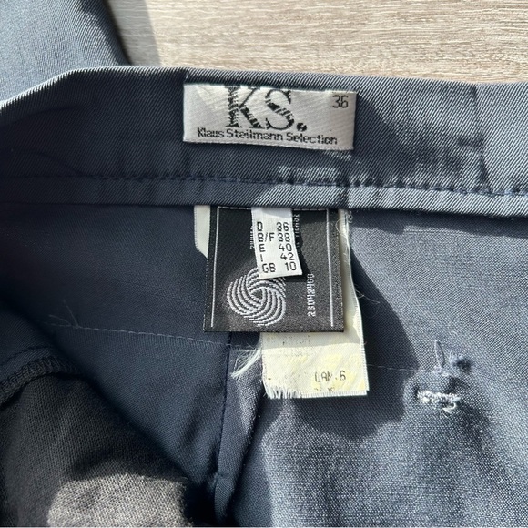 Klaus Steilmann Selection Pure Wool Pleated Front Trouser Pants - Picture 8 of 14